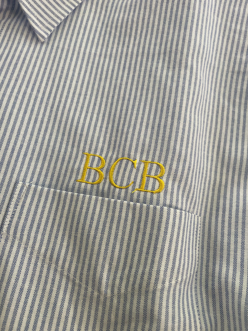 BCB EMBROIDERED BUTTON UP